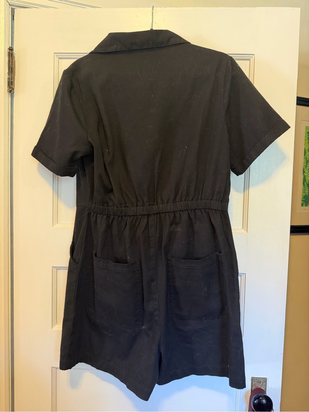 Black Zipper Romper by Lucy & Yak - Picture 2 of 3
